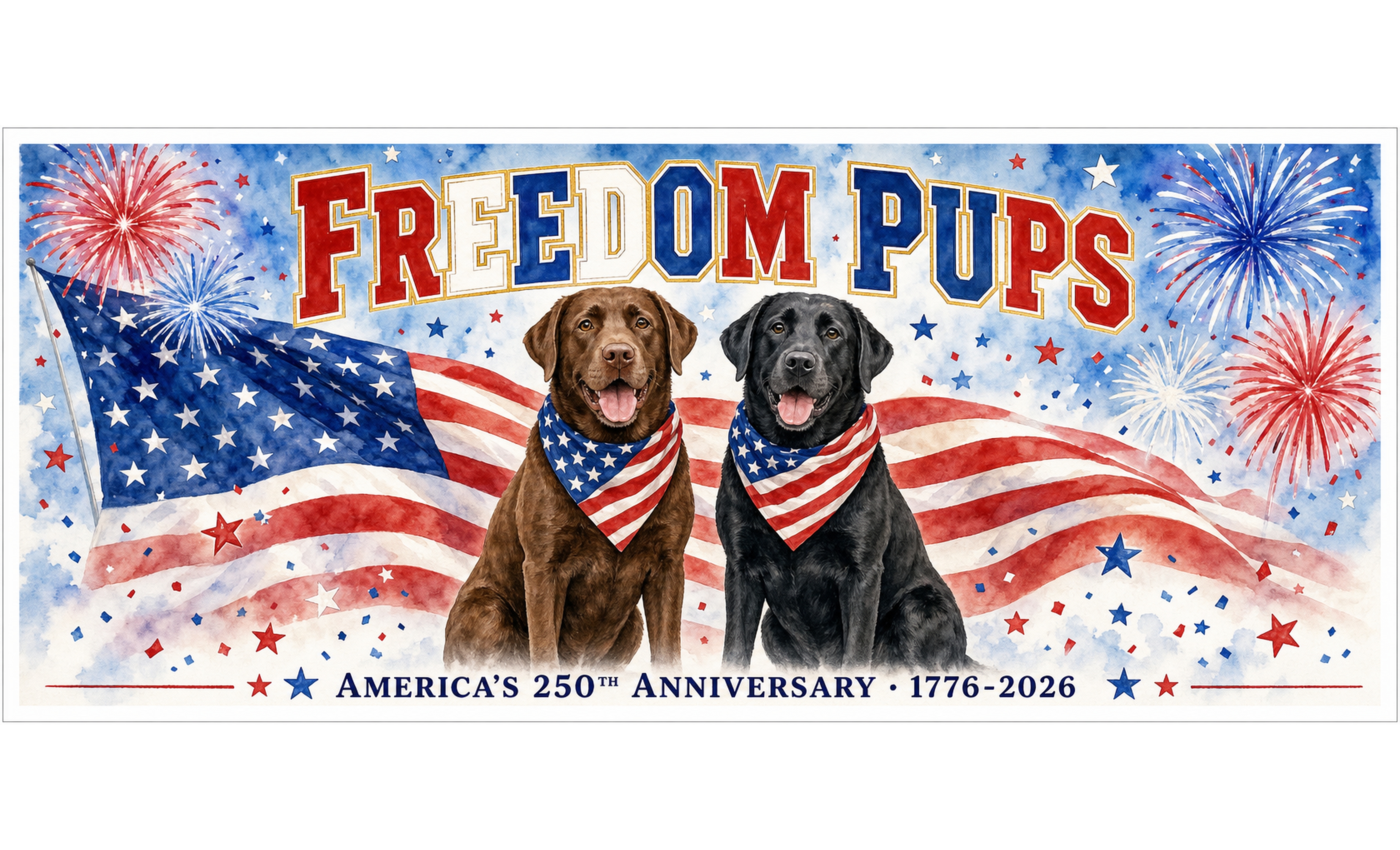 Freedom Pups legal landscape print — JPG