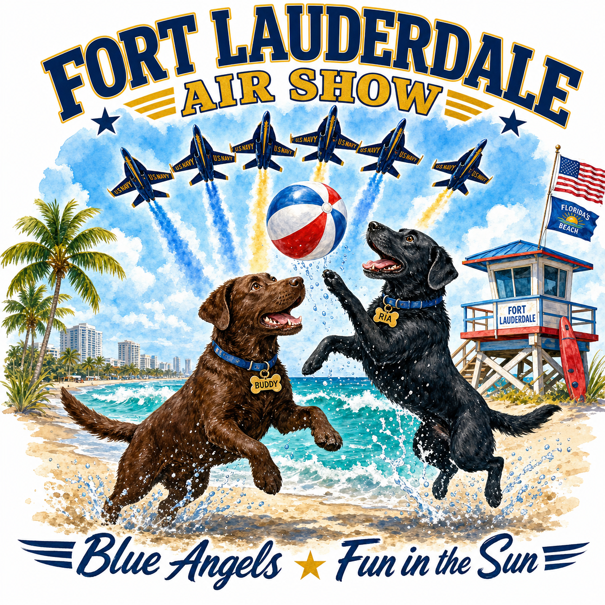 Fort Lauderdale Air Show — Beach Ball