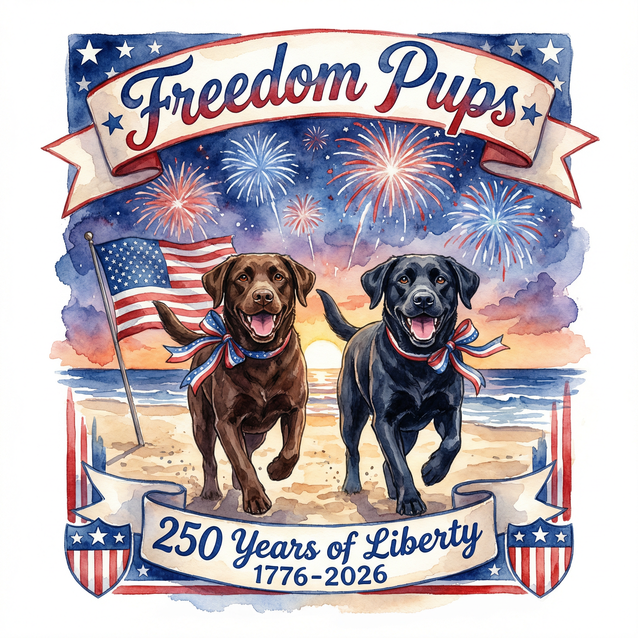 America 250 — Freedom Pups