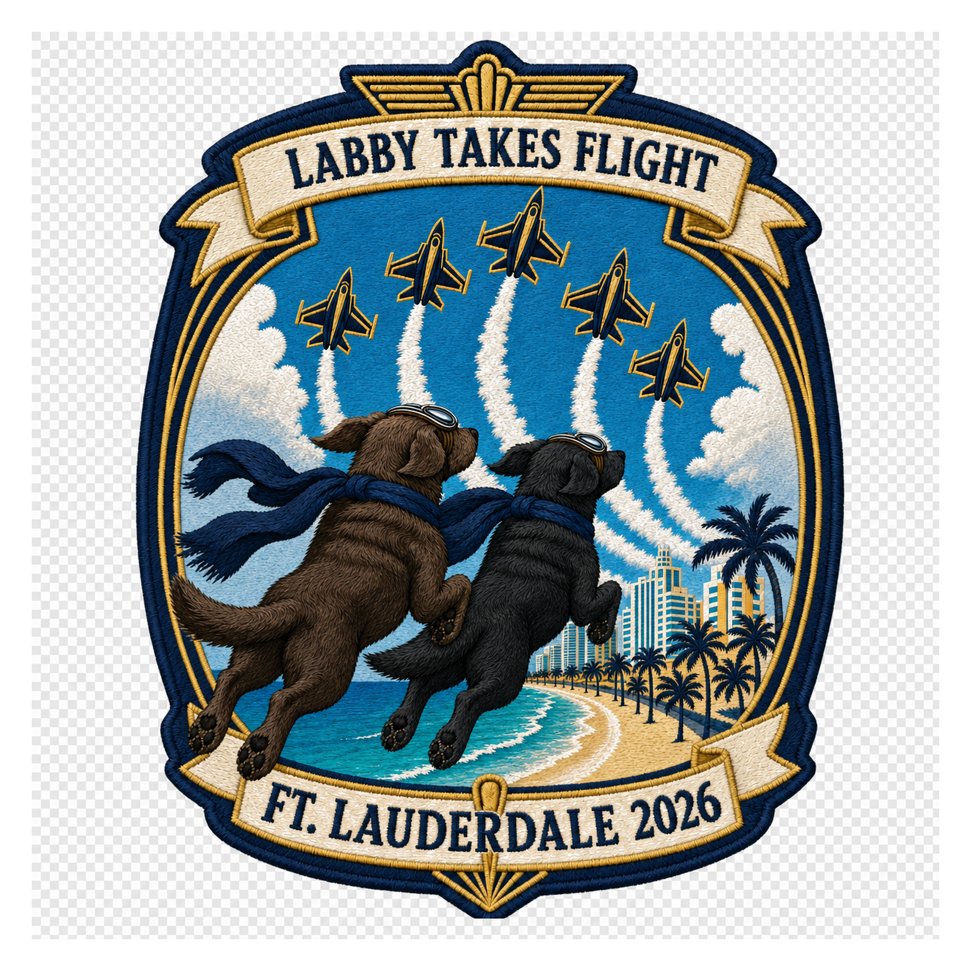 Both Labs Air Show patch