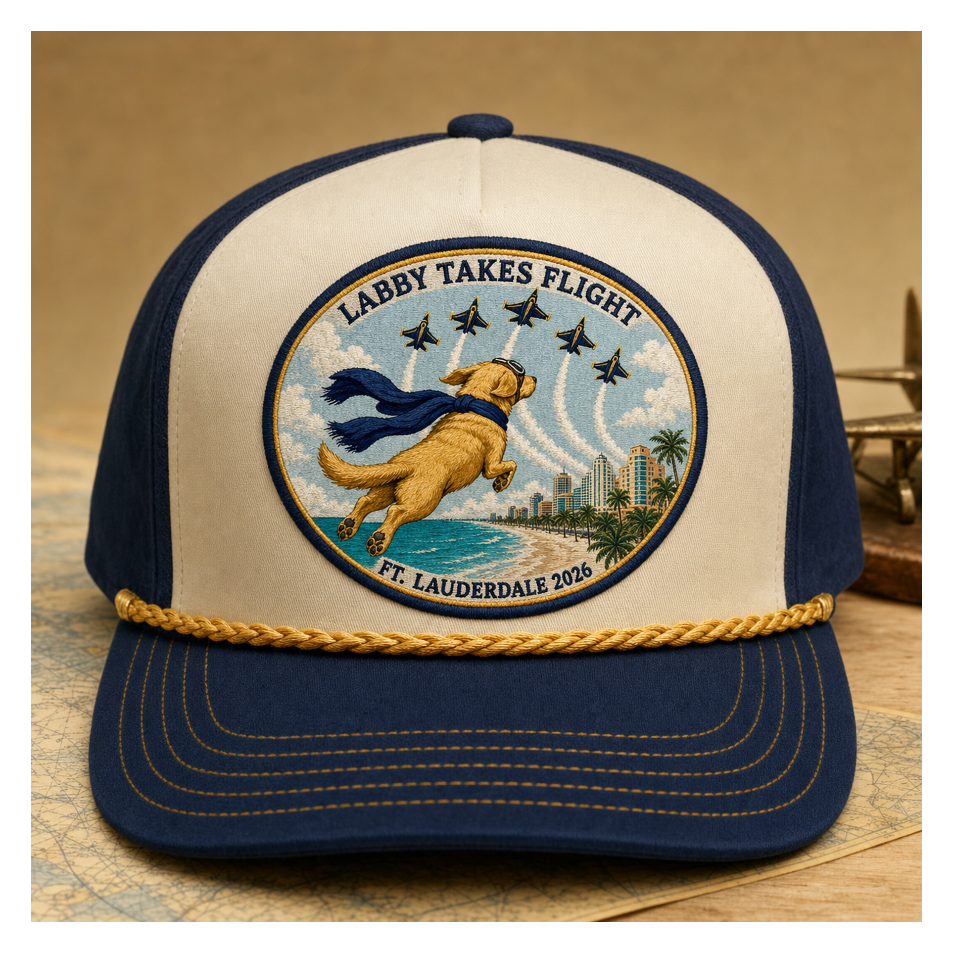 Labby Air Show rope hat