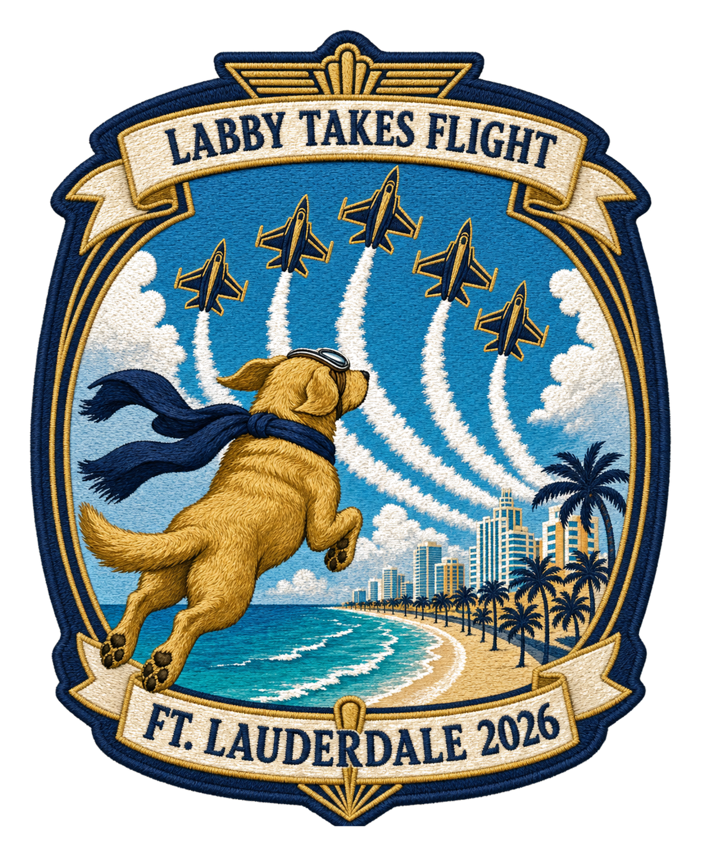 Labby Takes Flight patch