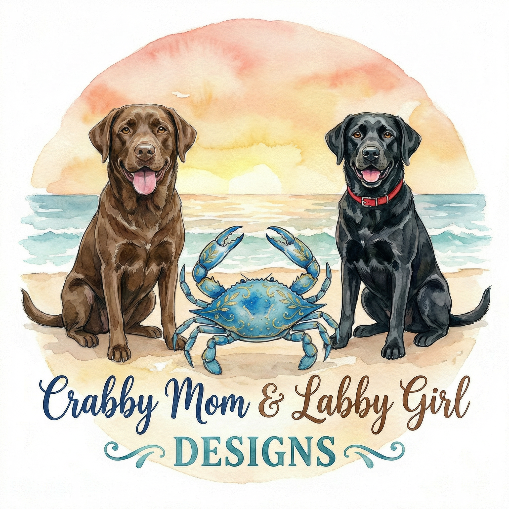 Original two-Lab brand logo