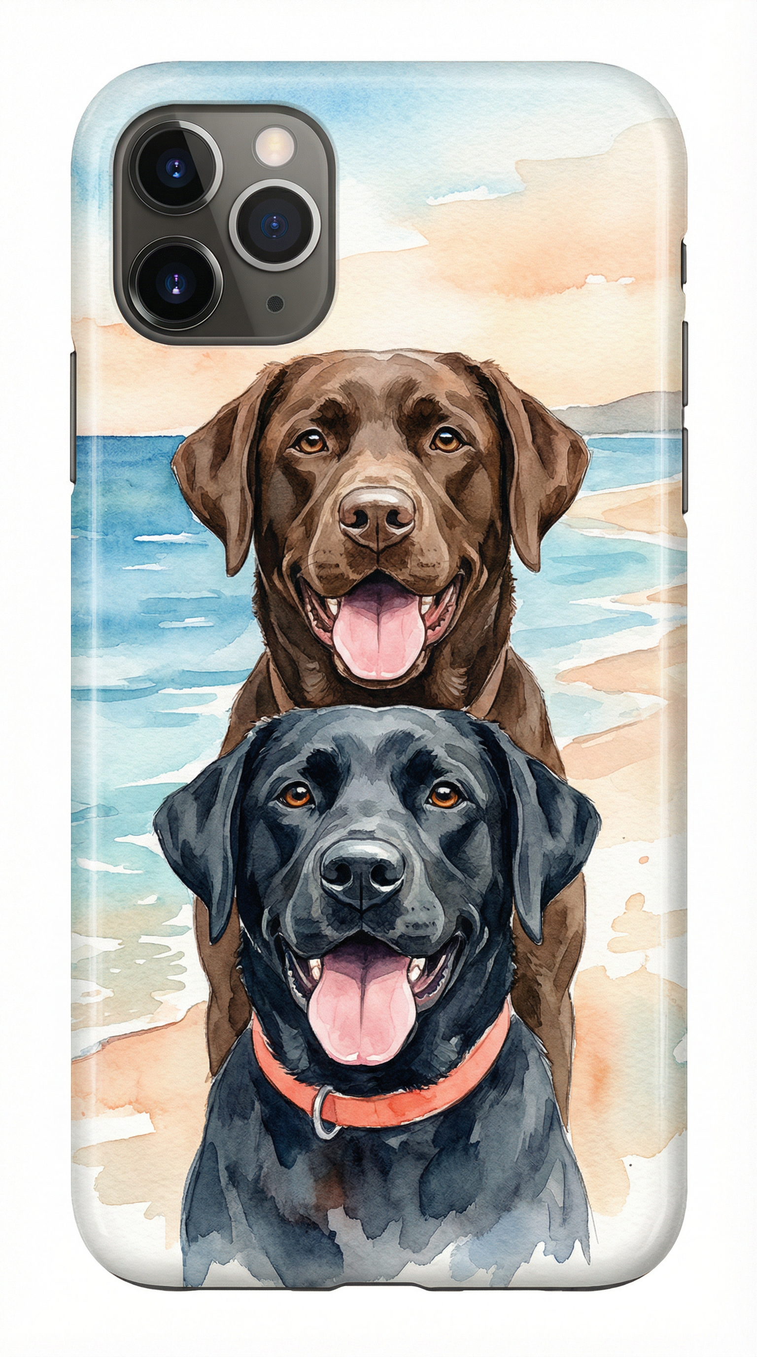 Labs Portrait Phone Case artwork